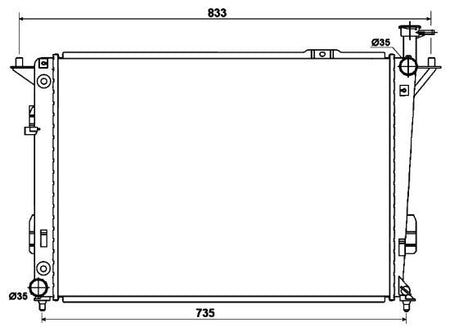 NRF 53168 Radiator, engine cooling - 2