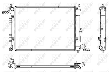 NRF 53171 Radiator, engine cooling - 2