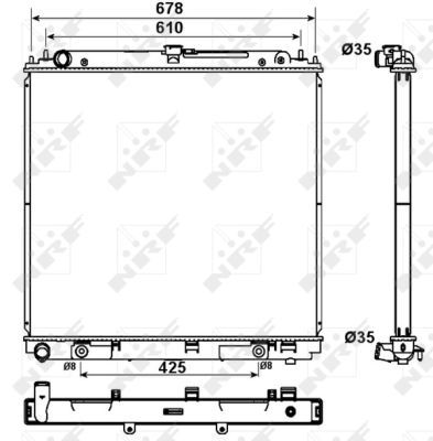 NRF 53179 Radiator, engine cooling - 5