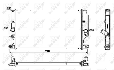 NRF 53181 Radiator, engine cooling - 5