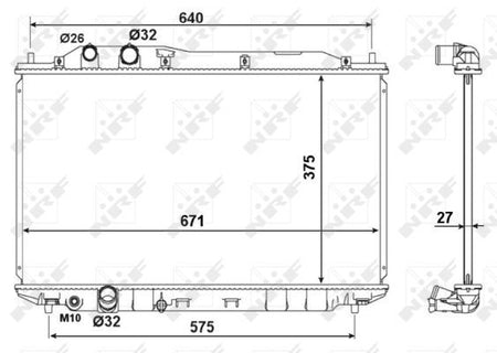 NRF 53186 Radiator, engine cooling - 4