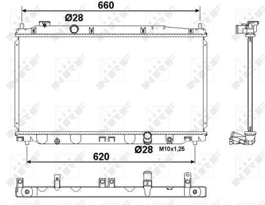 NRF 53194 Radiator, engine cooling - 5