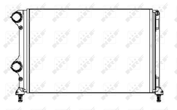 NRF 53245AA Radiator, engine cooling - 1