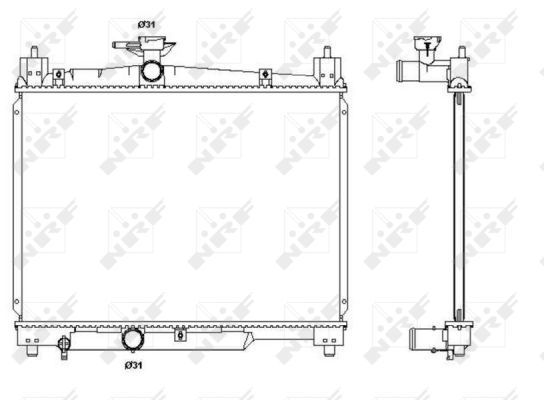 NRF 53270A Radiator, engine cooling - 6