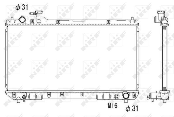 NRF 53275A Radiator, engine cooling - 5