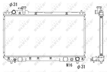 NRF 53275A Radiator, engine cooling - 5