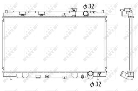 NRF 53284B Radiator, engine cooling - 5