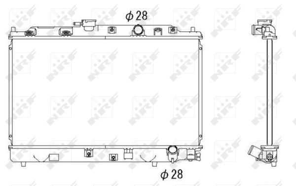 NRF 53286B Radiator, engine cooling - 5