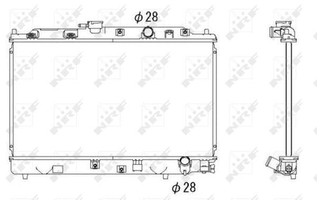 NRF 53286B Radiator, engine cooling - 5