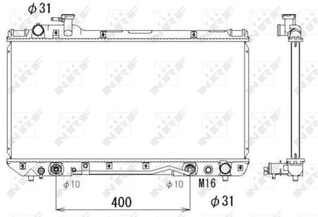 NRF 53288B Radiator, engine cooling - 5