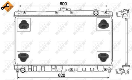 NRF 53317 Radiator, engine cooling - 5