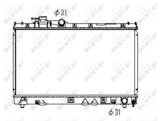 NRF 53352 Radiator, engine cooling - 5