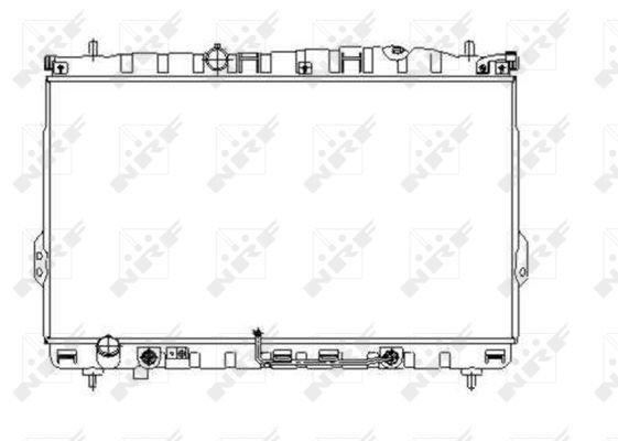 NRF 53354 Radiator, engine cooling - 5