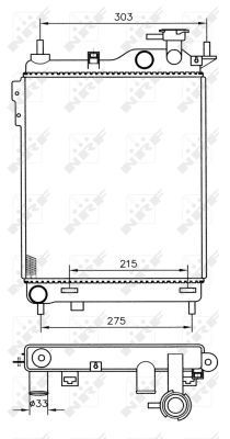 NRF 53359 Radiator, engine cooling - 1