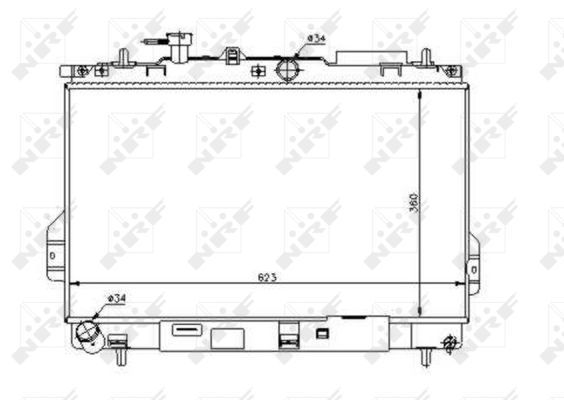 NRF 53362 Radiator, engine cooling - 5