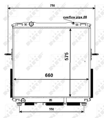 NRF 53367 Radiator, engine cooling - 5