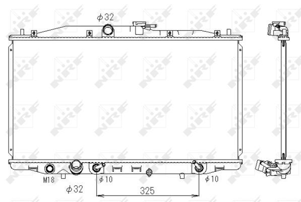 NRF 53391 Radiator, engine cooling - 5