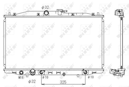 NRF 53391 Radiator, engine cooling - 5