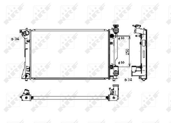 NRF 53395 Radiator, engine cooling - 5