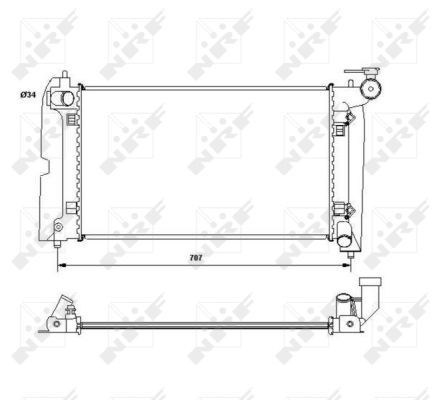 NRF 53396 Radiator, engine cooling - 6