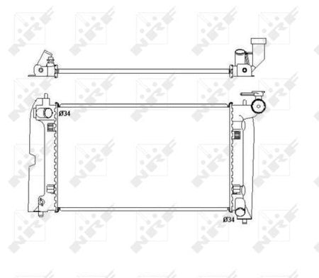 NRF 53397 Radiator, engine cooling - 5