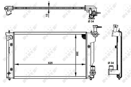 NRF 53398 Radiator, engine cooling - 5