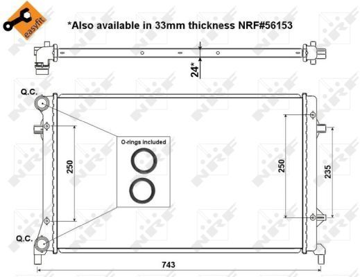 NRF 53405 Radiator, engine cooling - 6