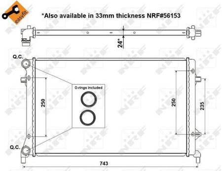 NRF 53405 Radiator, engine cooling - 6