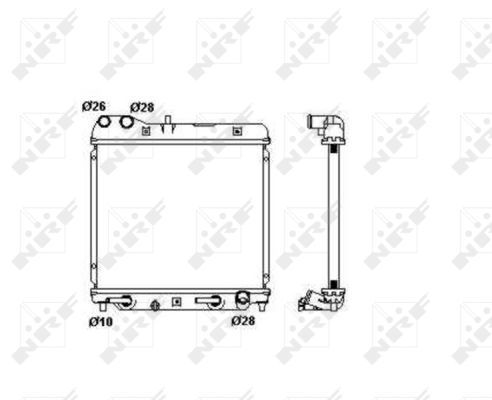 NRF 53408 Radiator, engine cooling - 5