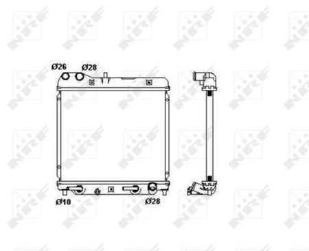 NRF 53408 Radiator, engine cooling - 5