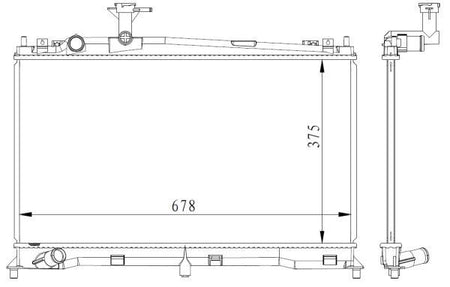NRF 53411 Radiator, engine cooling - 5