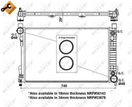 NRF 53419 Radiator, engine cooling - 6