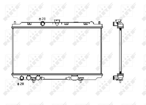 NRF 53427 Radiator, engine cooling - 5