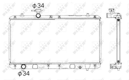 NRF 53428 Radiator, engine cooling - 5