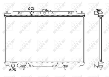 NRF 53435 Radiator, engine cooling - 5