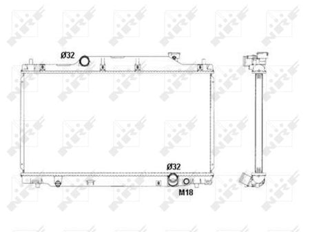 NRF 53439 Radiator, engine cooling - 5