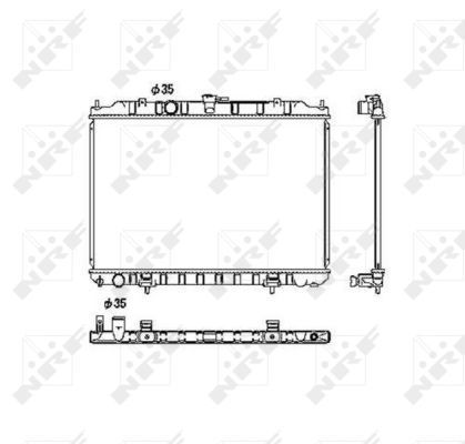 NRF 53452 Radiator, engine cooling - 5