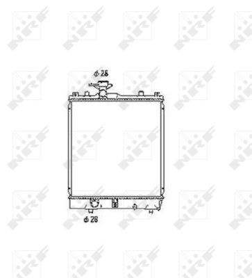 NRF 53456 Radiator, engine cooling - 5