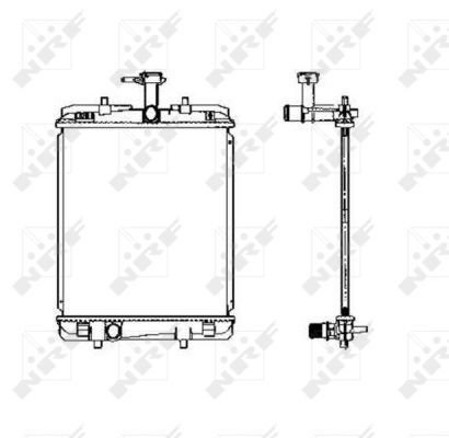 NRF 53459 Radiator, engine cooling - 4