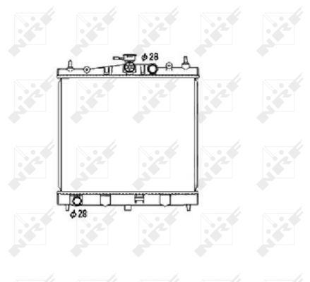 NRF 53476 Radiator, engine cooling - 5