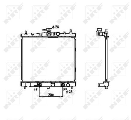 NRF 53477 Radiator, engine cooling - 5