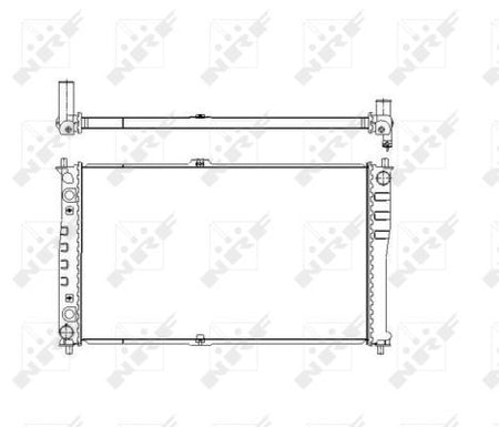 NRF 53484 Radiator, engine cooling - 4