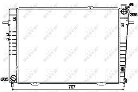 NRF 53497 Radiator, engine cooling - 2