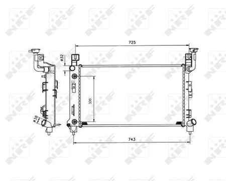 NRF 53501 Radiator, engine cooling - 5