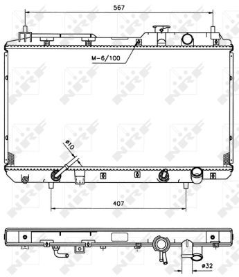 NRF 53507 Radiator, engine cooling - 5