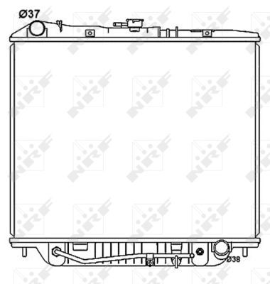 NRF 53516A Radiator, engine cooling - 4