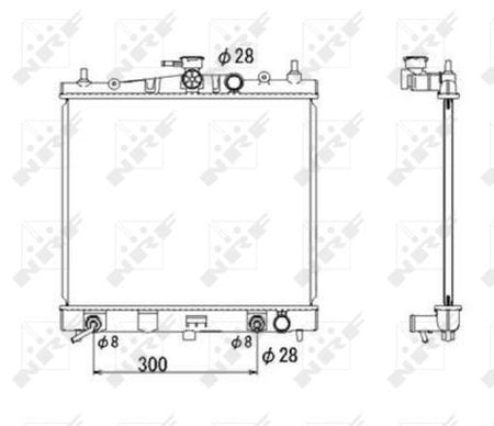 NRF 53535 Radiator, engine cooling - 5