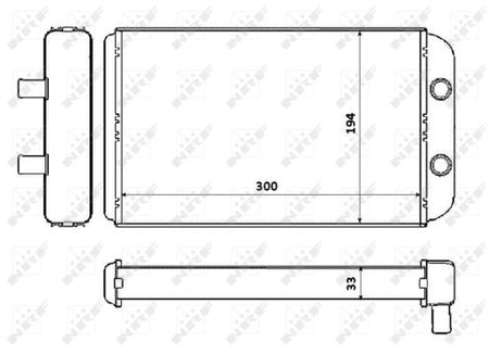 NRF 53562 Heat Exchanger, interior heating - 3