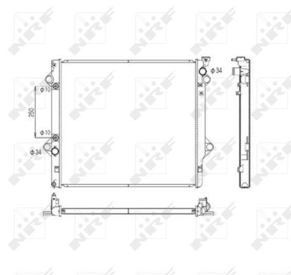 NRF 53568 Radiator, engine cooling - 5