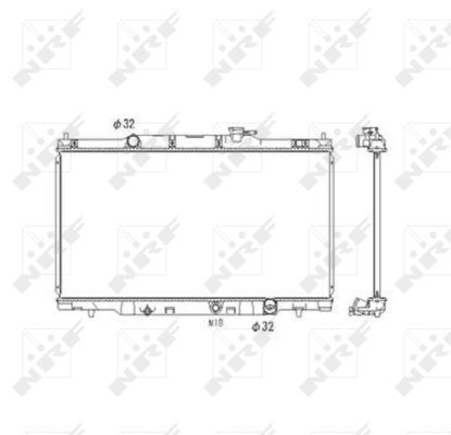 NRF 53573 Radiator, engine cooling - 5